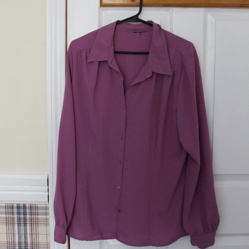 LIGHT PURPLE DRESS SHIRT SIZE XL